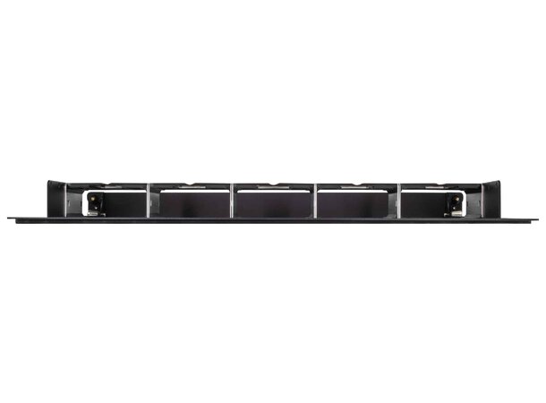 AFL U  5-slots panel för Kassett 1HE 19" inkl. front och kabelhylla MPO MTPK 