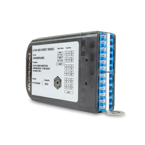 AFL U kassett SM 2x12 MPO 12xLCD Rak MPO Elite male Type A 24fiber OS2 Base12