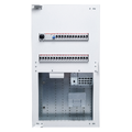 DC Line Kombicentral 2/18 36Mod Inkl. patchpanel RJ45, Fiberuttag