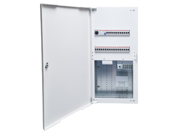 DC Line Kombicentral 2/18 36Mod Inkl. patchpanel RJ45, Fiberuttag 