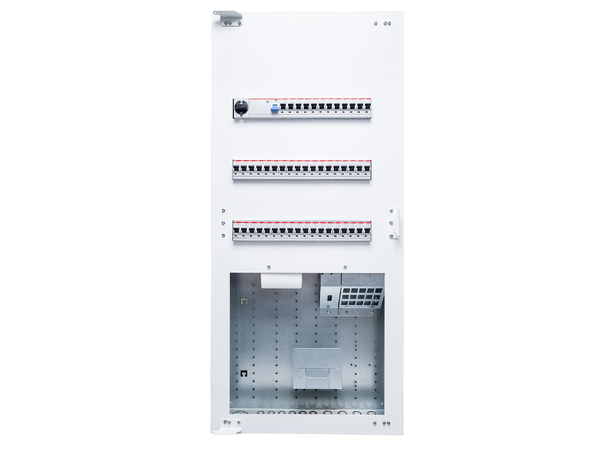 DC Line Kombicentral 3/18 54Mod Inkl. patchpanel RJ45, Fiberuttag 