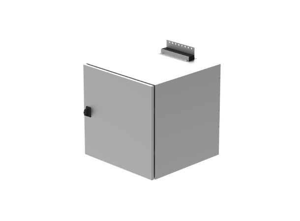 Dataväggskåp HUB IP55 11HE plåtdörr 550x550x550 