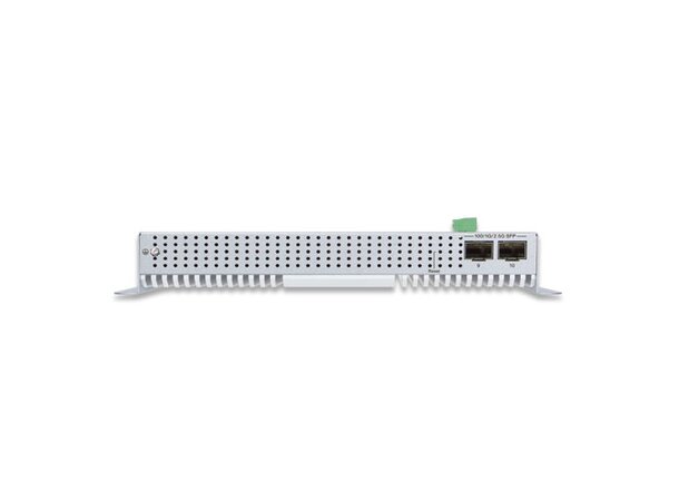 Industriell Switch 8-Port 1000T PoE 802.3at, 2-Port 100/1000X SFP WallMount 
