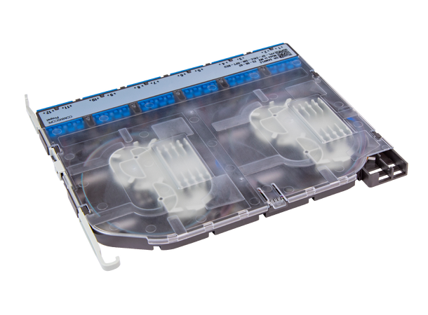 Propel Splice Modul 24F SM 12xLCD/APC Ribbon fiber Pigtail, pairs straight ULL 