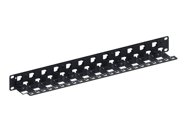 Systimax panel 24 obestyckad UTP M-series jack Fleximax oskärmad 1U 