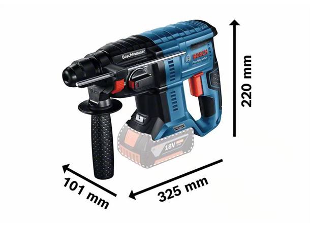 Bosch Borrhammare GBH 18V-21 SOLO 