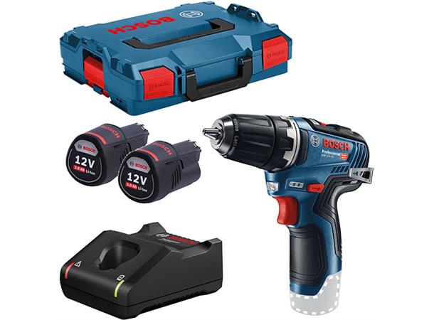 Bosch Skruvdragare GSR 12-35 2X3AH 12V