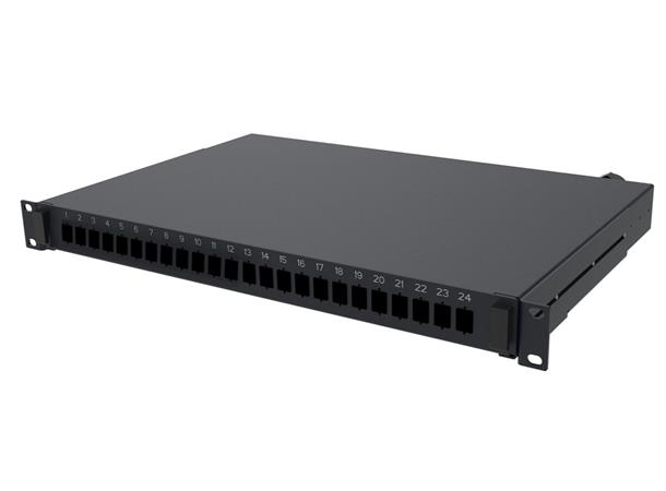 Commscope fiberbox 24xLCD obestyckad 