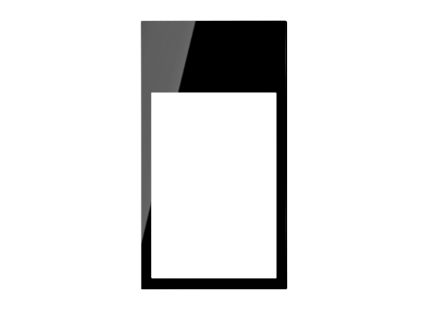 Ram 2-facks Vertikal S100 Svart 3xVippa Minimal 