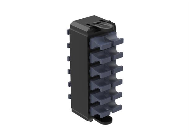 AFL U Adaptor Plate 12 x MPO Type A Key-Up / Key-Down Opposed 