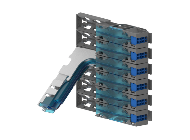 Commscope FACT kabeltermineringsenhet 1-4 kablar, 2,5mm-14mm, 6E FACT Chassis 