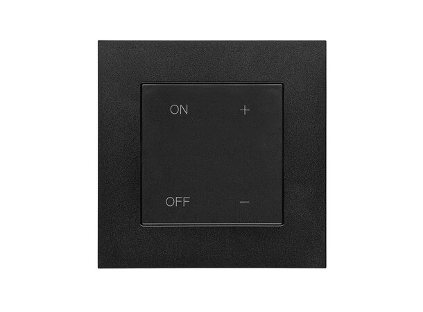 Dimmer 1-pol LED trapp S55 svart 