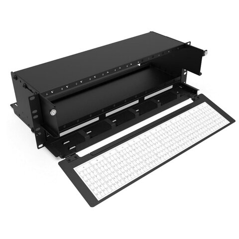 ECS HD 3HE Chassi 12xSlot Obestyckad, inkl. kabelhylla+front lucka