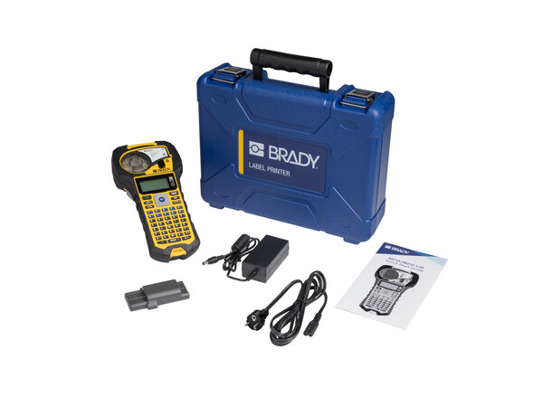 M210 Brady KIT handhållen etikettskrivar Med väska, Li-ion Batteri & Strömadapter 