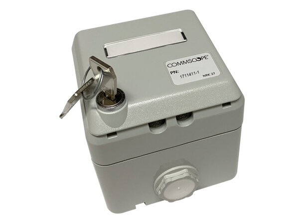 Netconnect IP44 uttag för 2xRJ45 SL110 Samma nummerserie på låset 