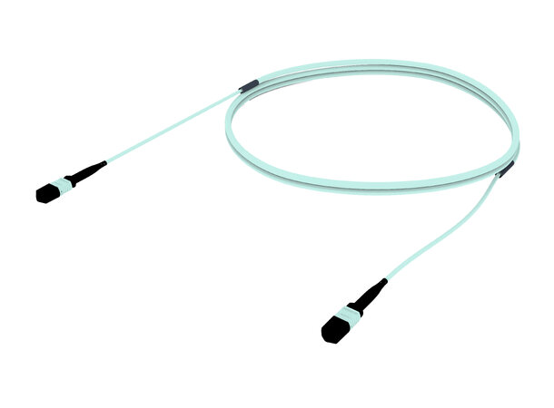 Systimax Trunk 12F MM MPO/M-M ULL  25m Aqua, Method B Enhanced, 33 inch breakou 