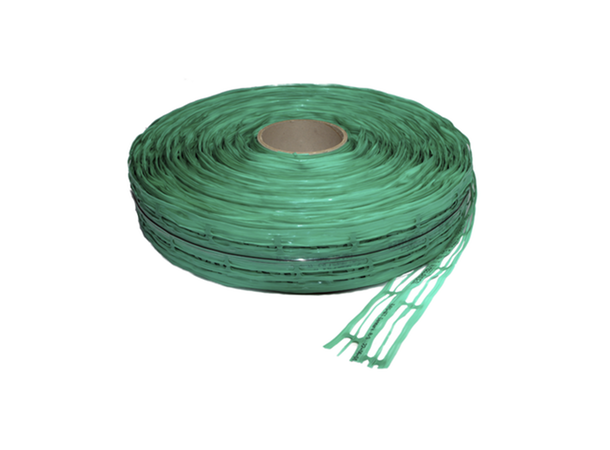 Varningsnät för optokabel grön L500m med söktråd 0,8mm Bredd 100mm
