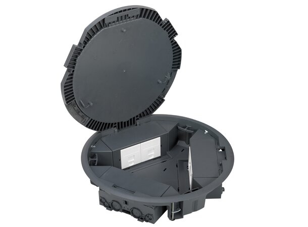 Golvbox S500 Låg Rund 3 fack 