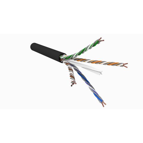 Systimax UTP C6 utomhuskabel 3000ft Gigareach Pris/ft, spolas mot avgift