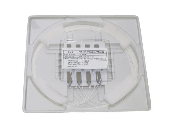 ECS Pigtail SC 50/125 1,5m OM3 12-pack 