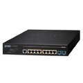 PoE+ Switch 8-Port 10/100/1000T PoE 4x802.3bt, 4x802.3at, 2x10G SFP+