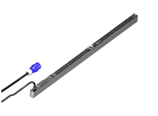 Rittal PDU , 32A/1P CEE 24xC13+4xC19 Mät/Smart PDU, HxDxL: 44x70x1495 