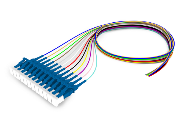 Systimax Pigtail SM 12xLC/UPC 5 ft 12 color TIA-598-C 