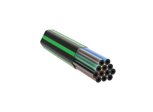 Hexa Mikrodukt 12x7/3,5 EKO Grön 500m/t, Stripad 