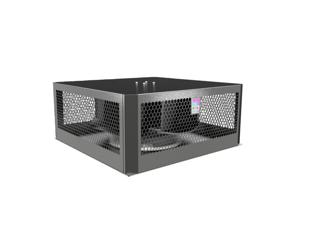 Rittal Takfläkt VX IT RAL9005 Ljudnivå 39 dB, BxHxD: 466x217x467 