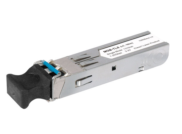 SFP BiDi 1.25 Gbps GigE DDM SM 1000B-LX SFP LC TX/RX=1310/1550nm 10km 
