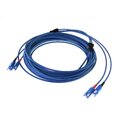 ECS Patch Armerad 2xSC-2xSC  1,0m 3,3mm LSZH Blå