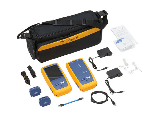 Fluke DSX-602 kabelanalysator 500Mhz WiFi, Main+Remote, exkl. LIA - Kampanj 