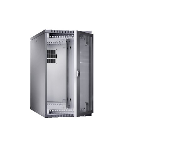 Rittal VerticalBox QB 5HE Glas, kompakt 19"skåp, BxHxD:300x550x600 