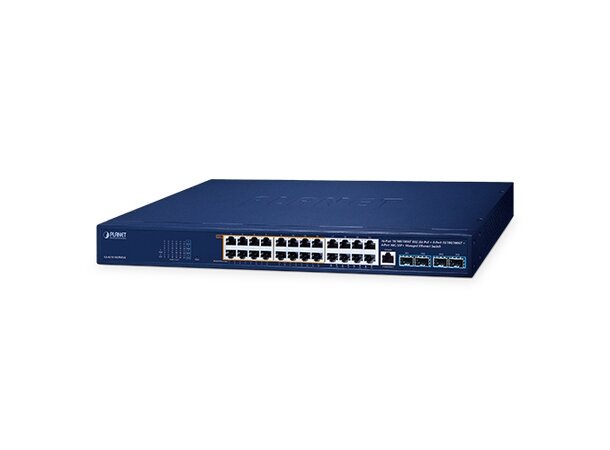 PoE+ Switch 16-port 10/100/1000B/T 95W 802.3bt PoE++, 4x10G-SR/LR SFP+ slot 
