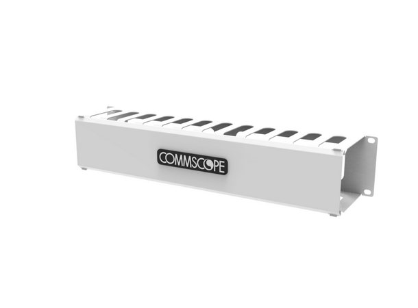 Commscope kabelkanal horisontal 2HE vit HCM2-19-SS-2U-WH 