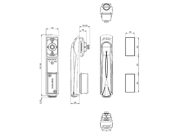 Enoc LS 103 GD Handtag 