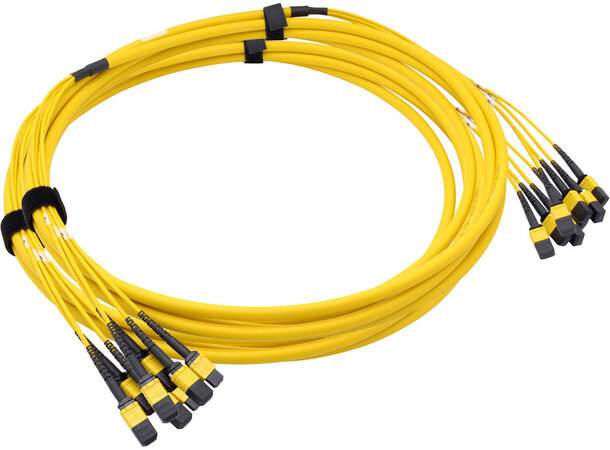 ECS MPO Trunk 96FO OS2 8x12MPO  7m Elite hane-hane Pol B 0,5mtr FanOut 
