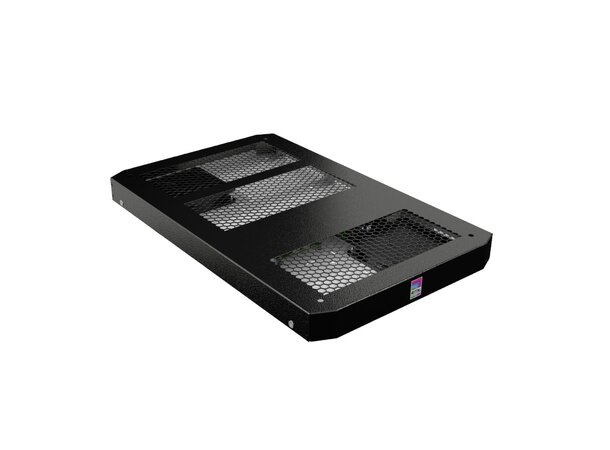 Rittal Fläktmodul, VX IT, TS IT RAL9005 Varvtalsreglering. BxHxD: 550x49x340 
