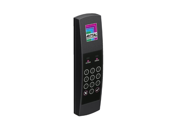 Rittal CMCIII Numeriskt kodlås RAL9005 unika koder, upp till 8 siffror. 