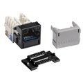 Systimax Jack M-Series UTP C6A svart GigaSPEED X10D, 24st/paket