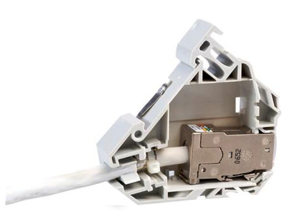 Netconnect DIN Rail Installation Kit utan jack,  AL- & TL-jack passar 