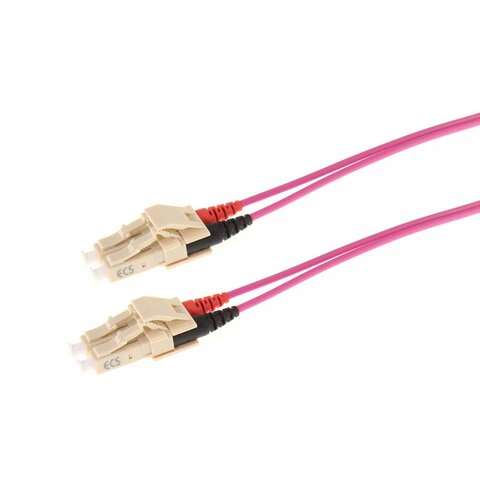 ECS patch LC-LC 50/125 OM4 LSZH  2,0m Erika Violet