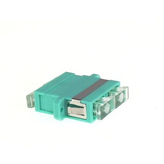 ECS skarvstycke SC duplex OM3/OM4 Aqua Keramisk hylsa MM