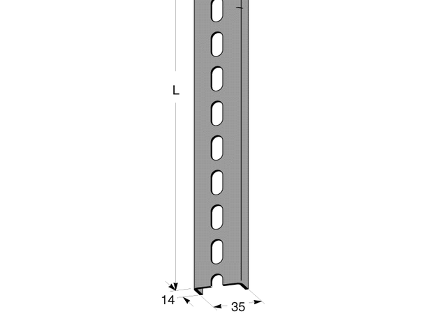 MP pendelskena till trådstege 3000mm 