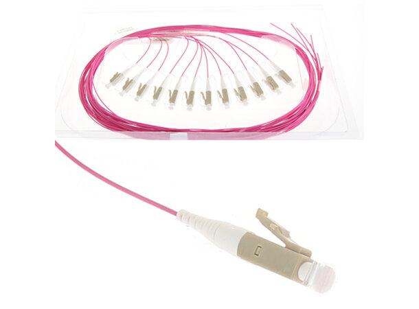 ECS Pigtail LC 50/125 1,5m OM4 12-pack 