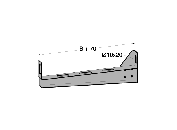 MP väggkonsol lätt 150mm 