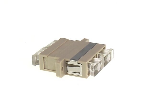 ECS skarvstycke SC duplex OM1/OM2 MM Beige keramisk hylsa 