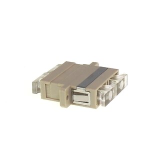 ECS skarvstycke SC duplex OM1/OM2 MM Beige keramisk hylsa