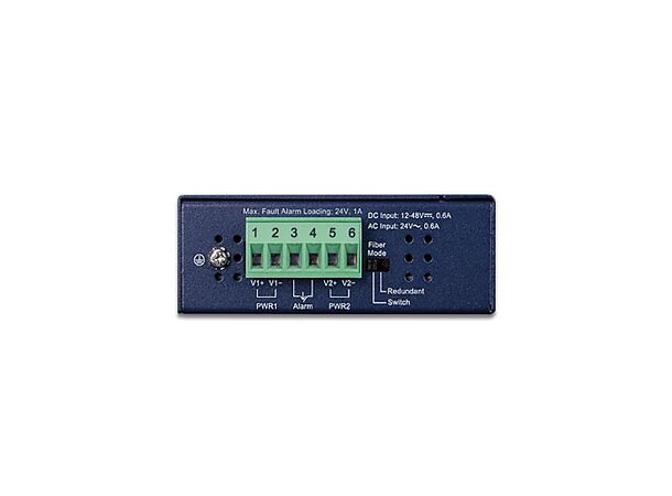 Converter Industrial 10/100/1000B-SFPx2 Planet: 100/1000/2500X SFP IP30 DIN 
