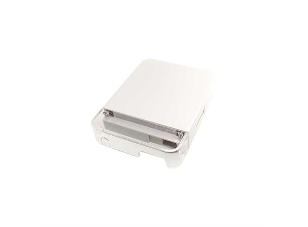 Kompakt Fibertermineringsbox LC duplex SC simplex 2-fiber inkl. fiberhantering 